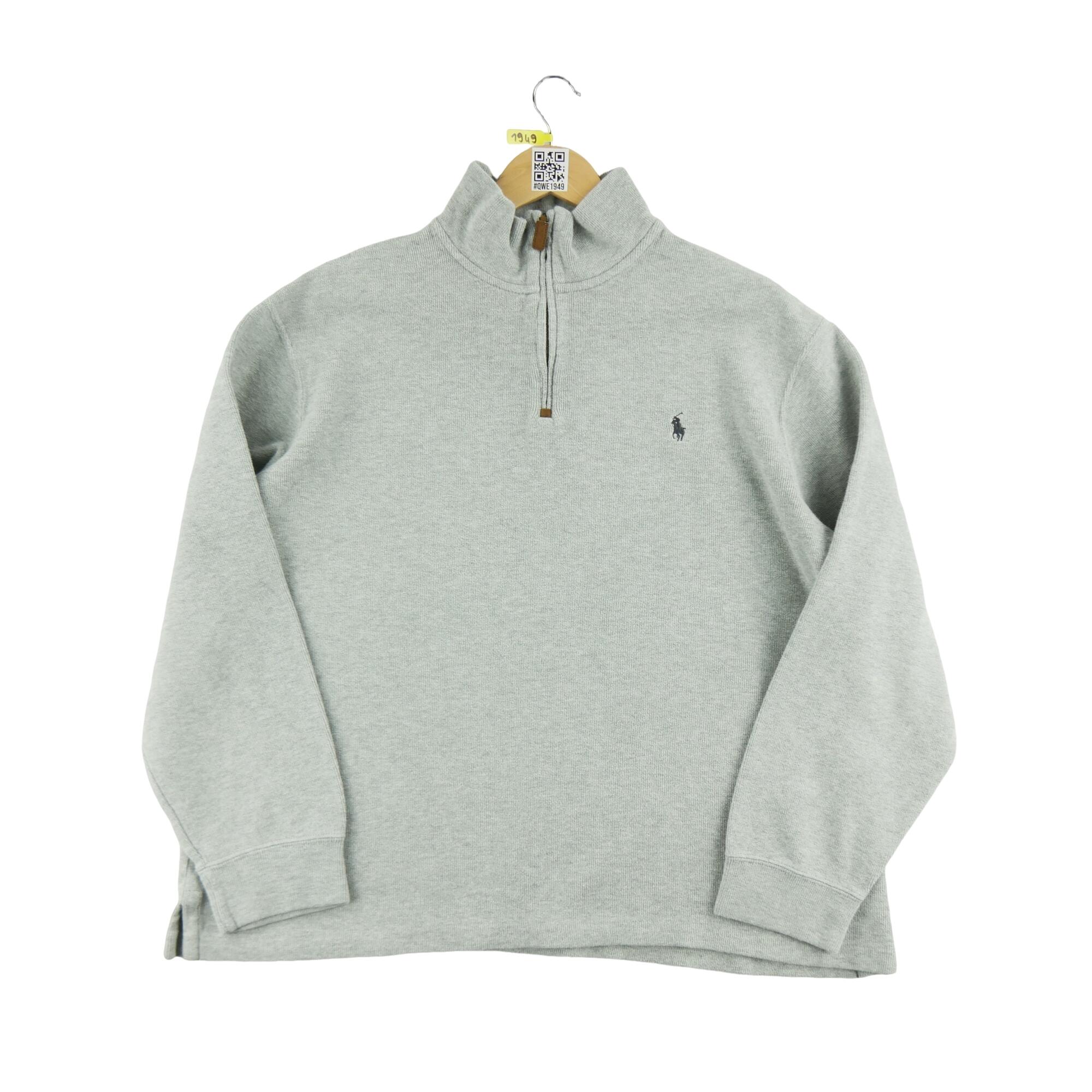 RALPH LAUREN Reconditionné - Pull Homme col camionneur quarter-zip - Bon État