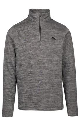 Trespass Frimley Polaire Homme Demi-zip Gris chiné