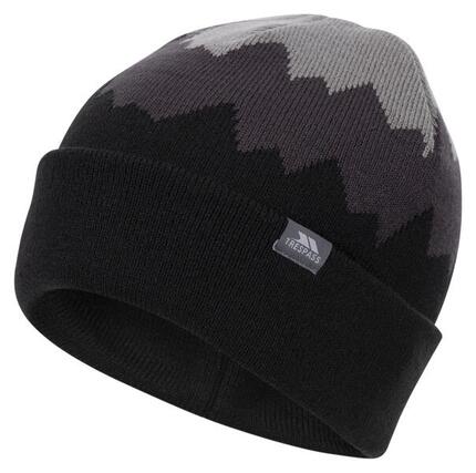 Trespass Cobbler bonnet homme tricoté - Storm Grey/Dark Grey/Black