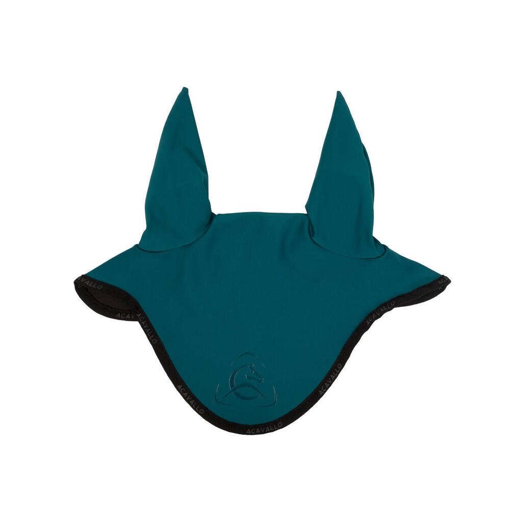 Elastane swim cap with silicone logo