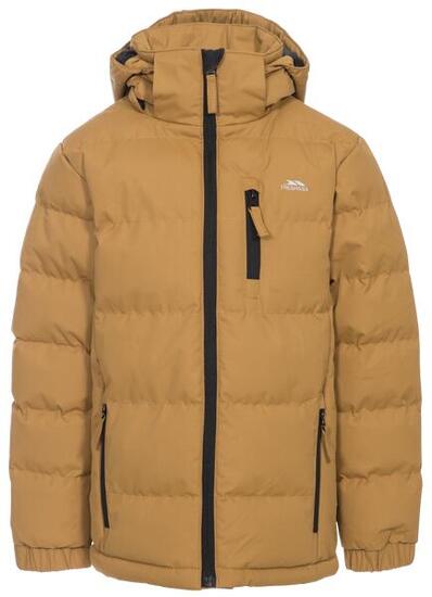 Trespass Tuff Veste Matelassée Homme avec Capuche Amovible - Sandstone