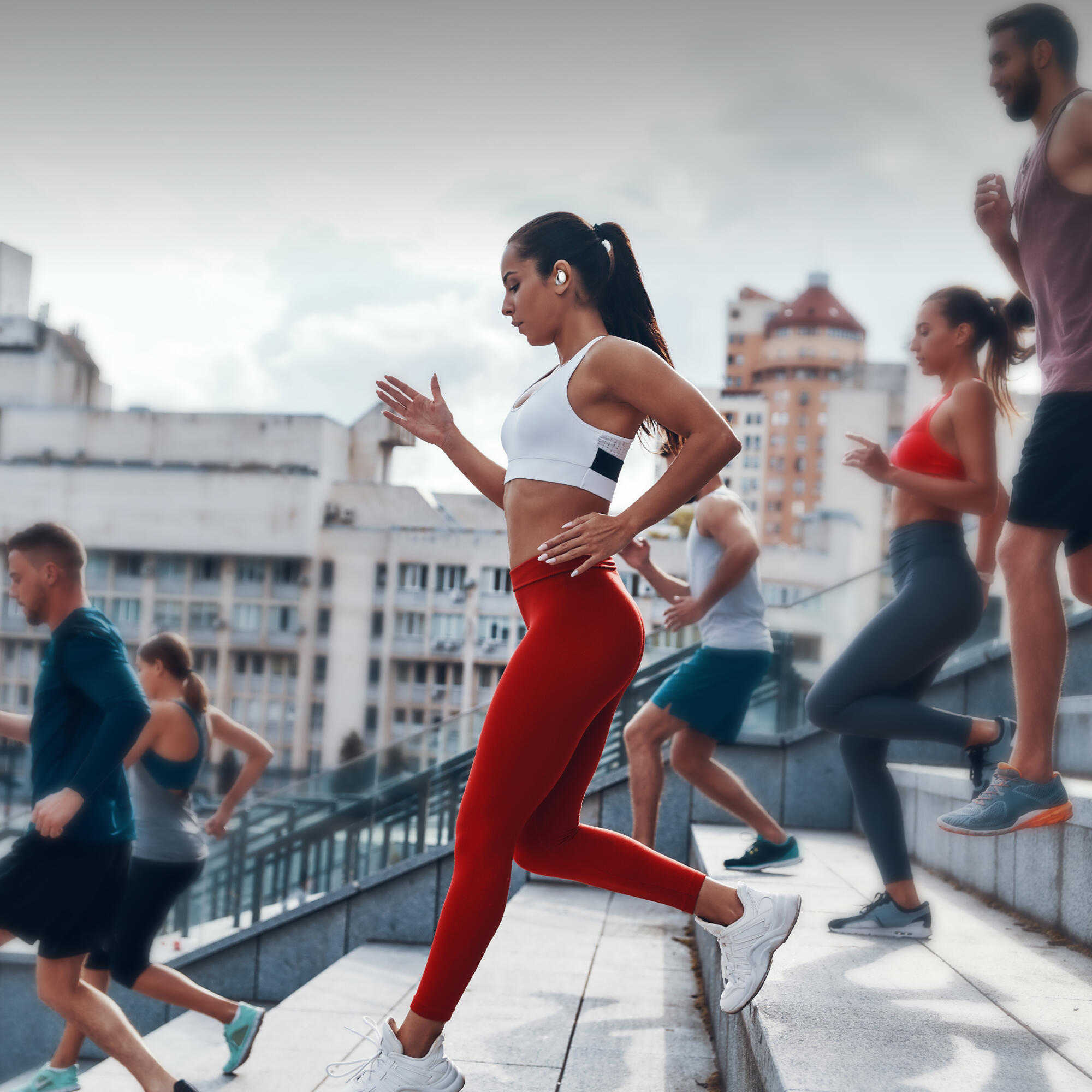 T'nB - Ecouteurs de sport sans fil, Energy Buds blanc 5/6