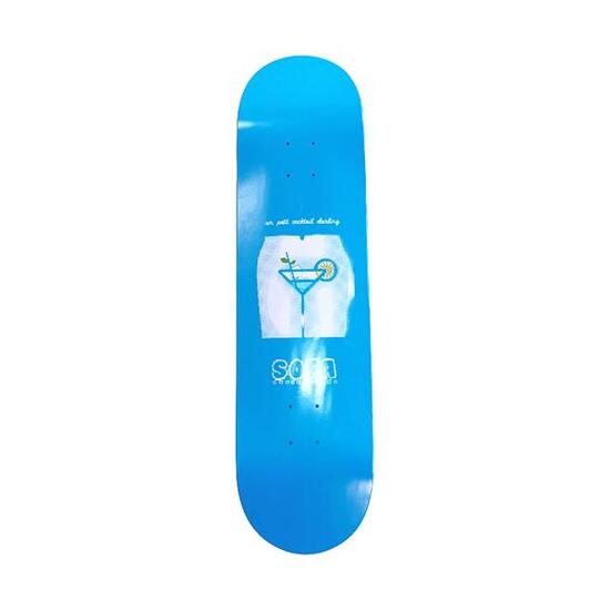 Planche de Skate – 8.375" – Cocktail – Deck Bleu – Sofa Skateboards