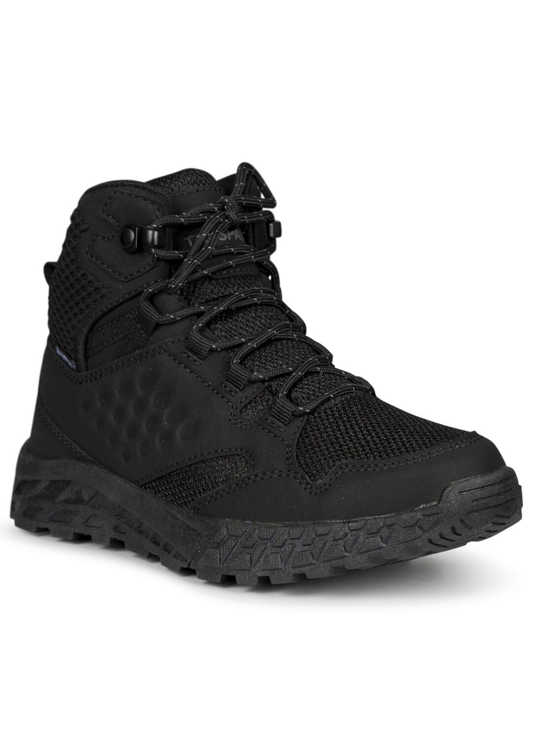 Trespass Rex - Unisex Waterproof Hi Top Boot Black