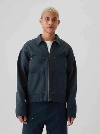 Veste carpenter oversize légère homme Gap bleu foncé