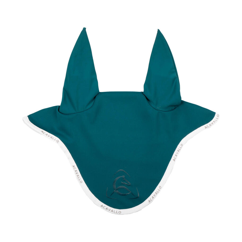 Elastane swim cap with silicone logo