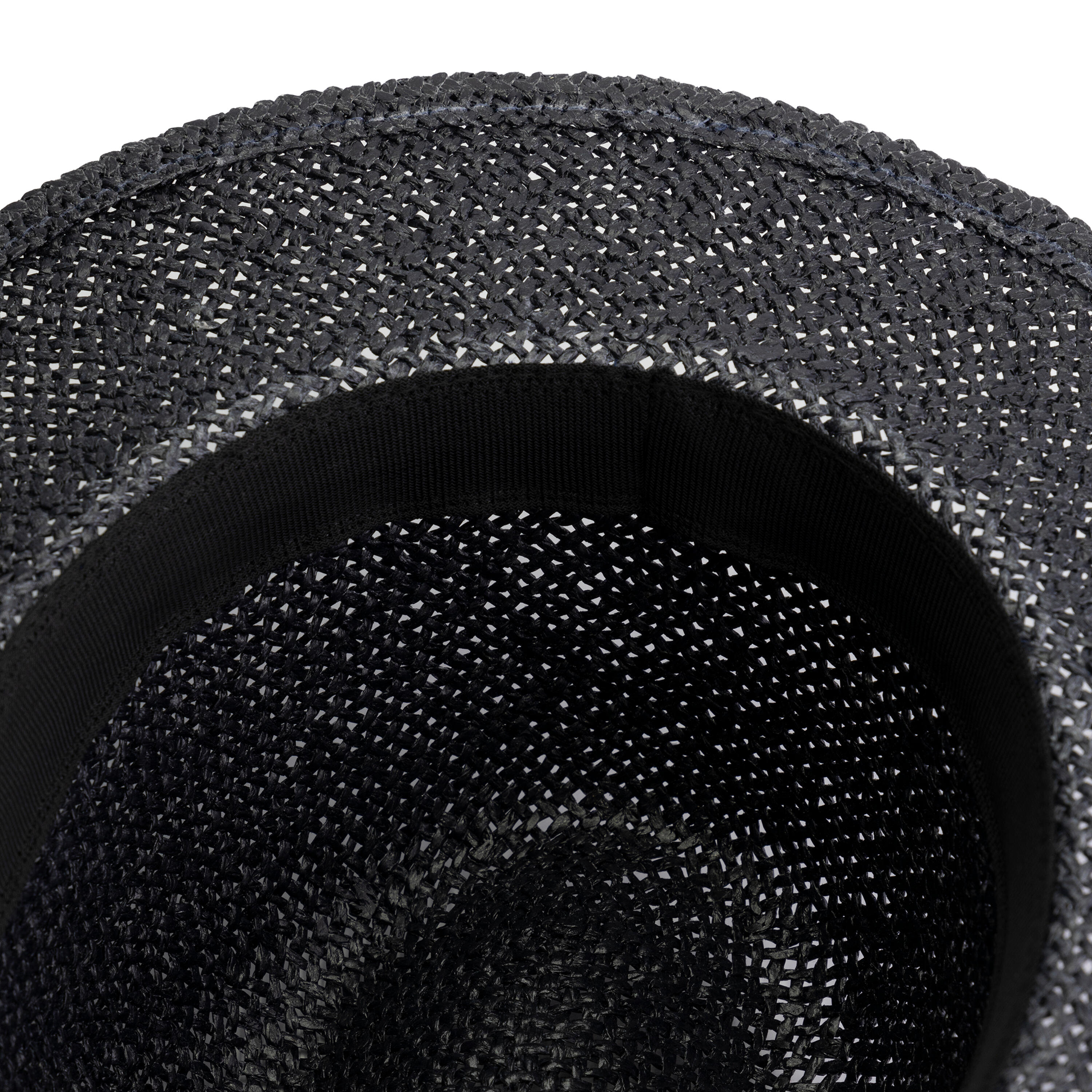 York Unisex - Sombrero de paja - Azul marino 3/4