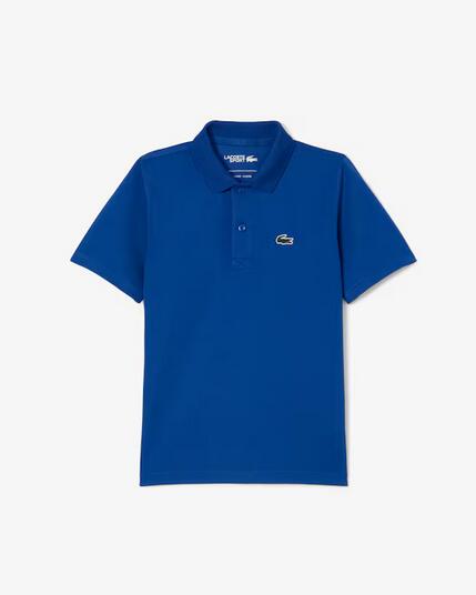 LACOSTE Polo sportiva in jersey ultra-dry BLU FRANCE 947268 UFT BLUE
