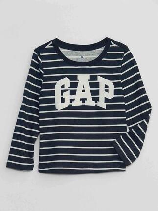 T-shirt bébé fille Gap Brannan Bear manches longues bleu foncé