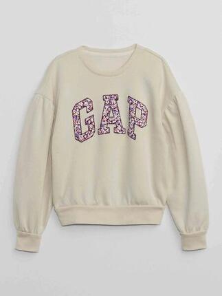 Sweatshirt Gap fille avec logo beige