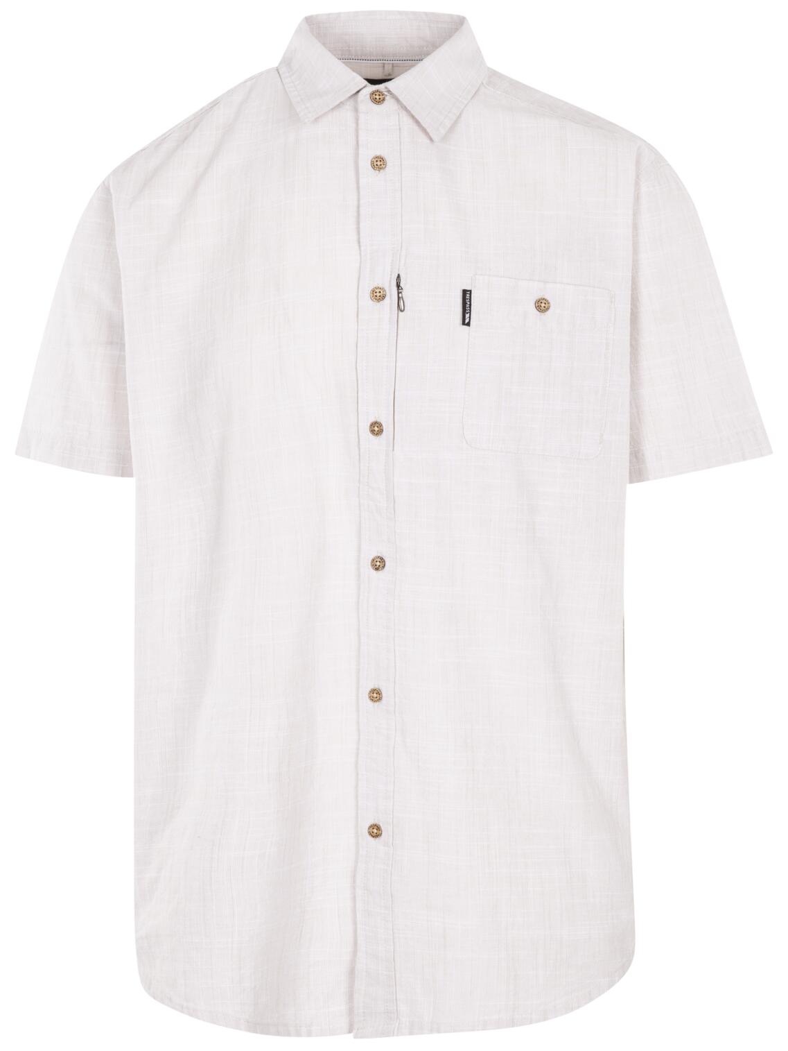Trespass Basham - Chemise tissée décontractée pour homme Lait d'avoine 1/1