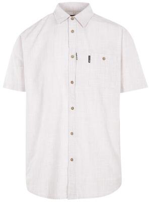 Trespass Basham - Camicia tessuta casual da uomo Latte d'avena
