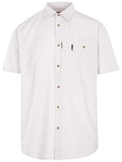 Trespass Basham - Camicia tessuta casual da uomo Latte d'avena