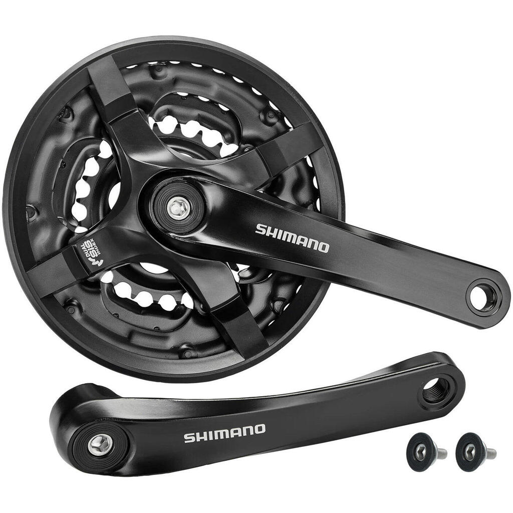 Shimano Tourney crankset 6/7/8-speed 24/34/42T 170mm black