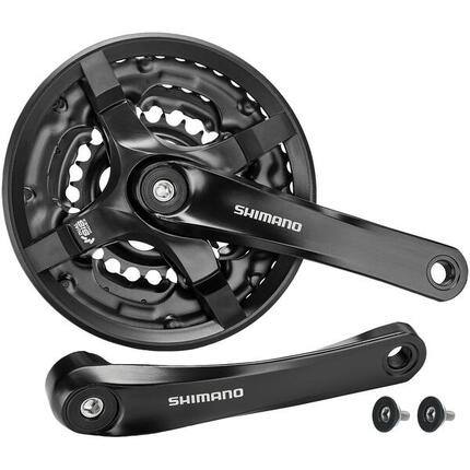 Shimano Tourney Kurbelgarnitur 6/7/8-fach 24/34/42T 170mm schwarz OEM