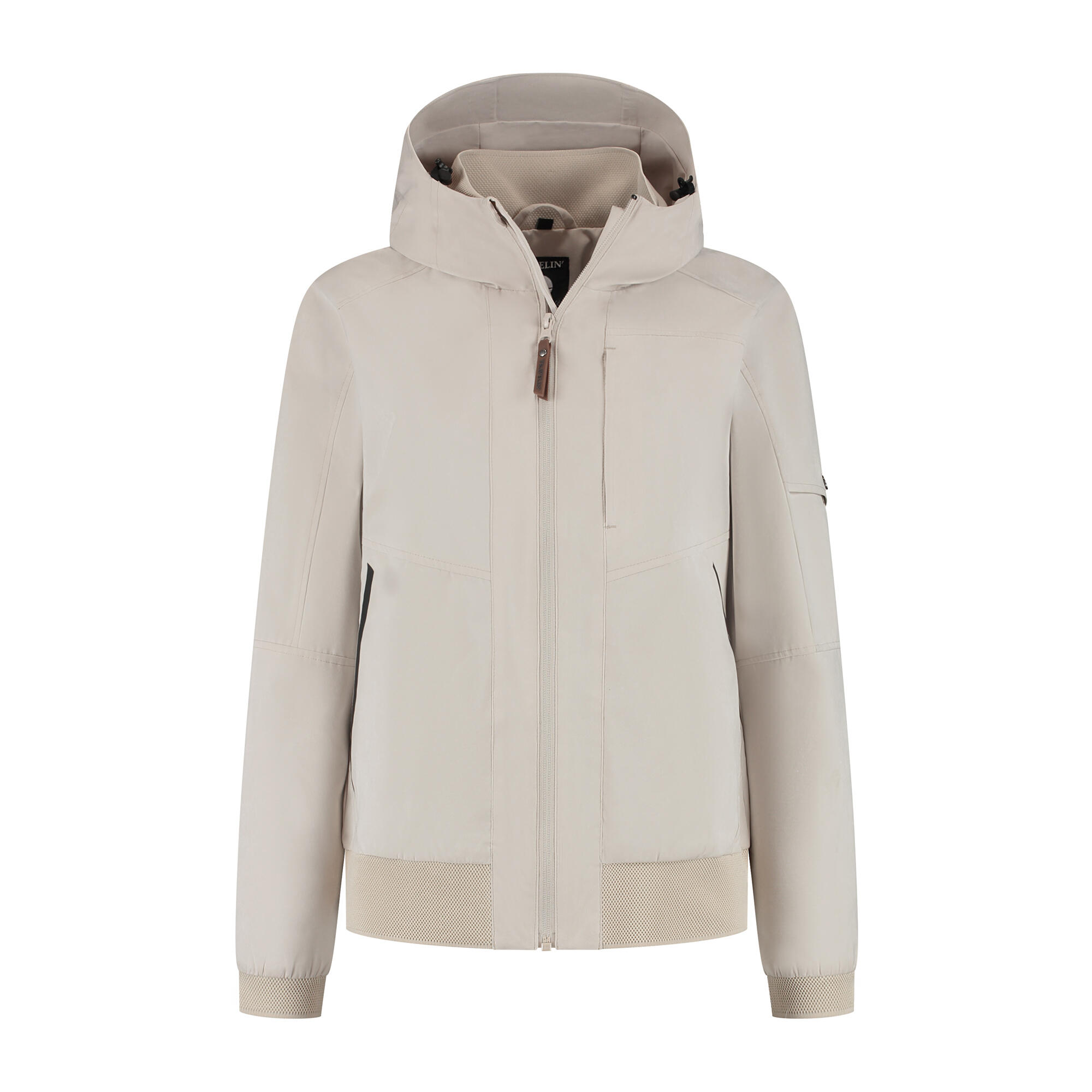 Halle Donna - Giacca hardshell - Impermeabile - Sabbia 2/6