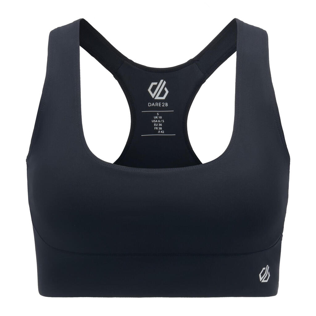 Womens/Ladies Influential Sports Bra (Black)