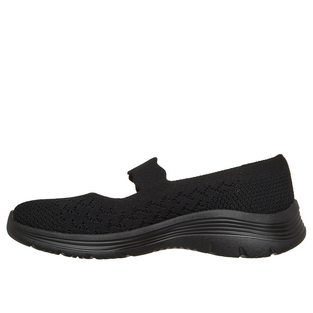 Y Fresca Bailarina FEMME Skechers Bedford tissu NOIR 7/7