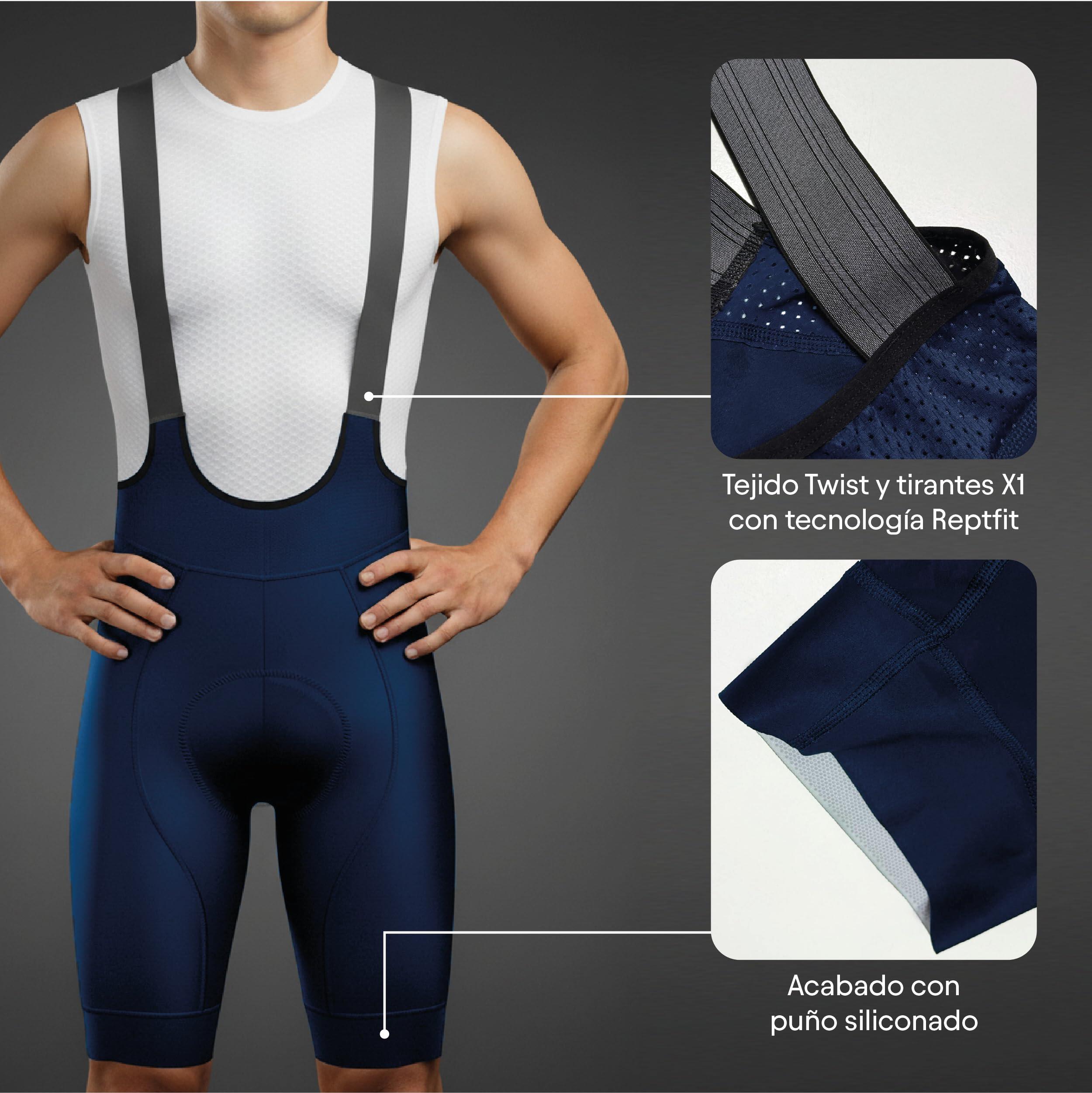 Culotte Corto para Hombre con Tirantes X3.0 Tofness Terra Confort 3/7