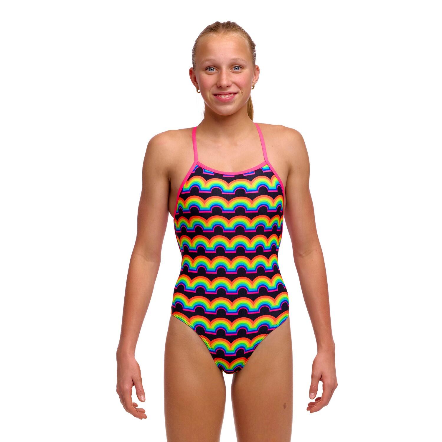 Funkita Rainbowie Badeanzug für Mädchen 4/5