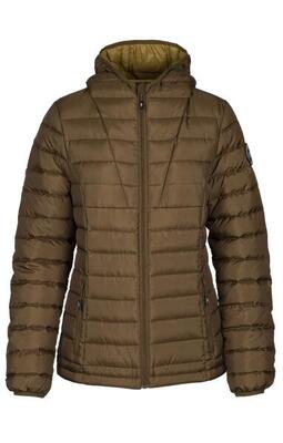 Trespass bartush - vrouw down jkt donker olijf