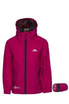 Trespass qikpac-jas - unisex kinderpackaway jkt sasparilla