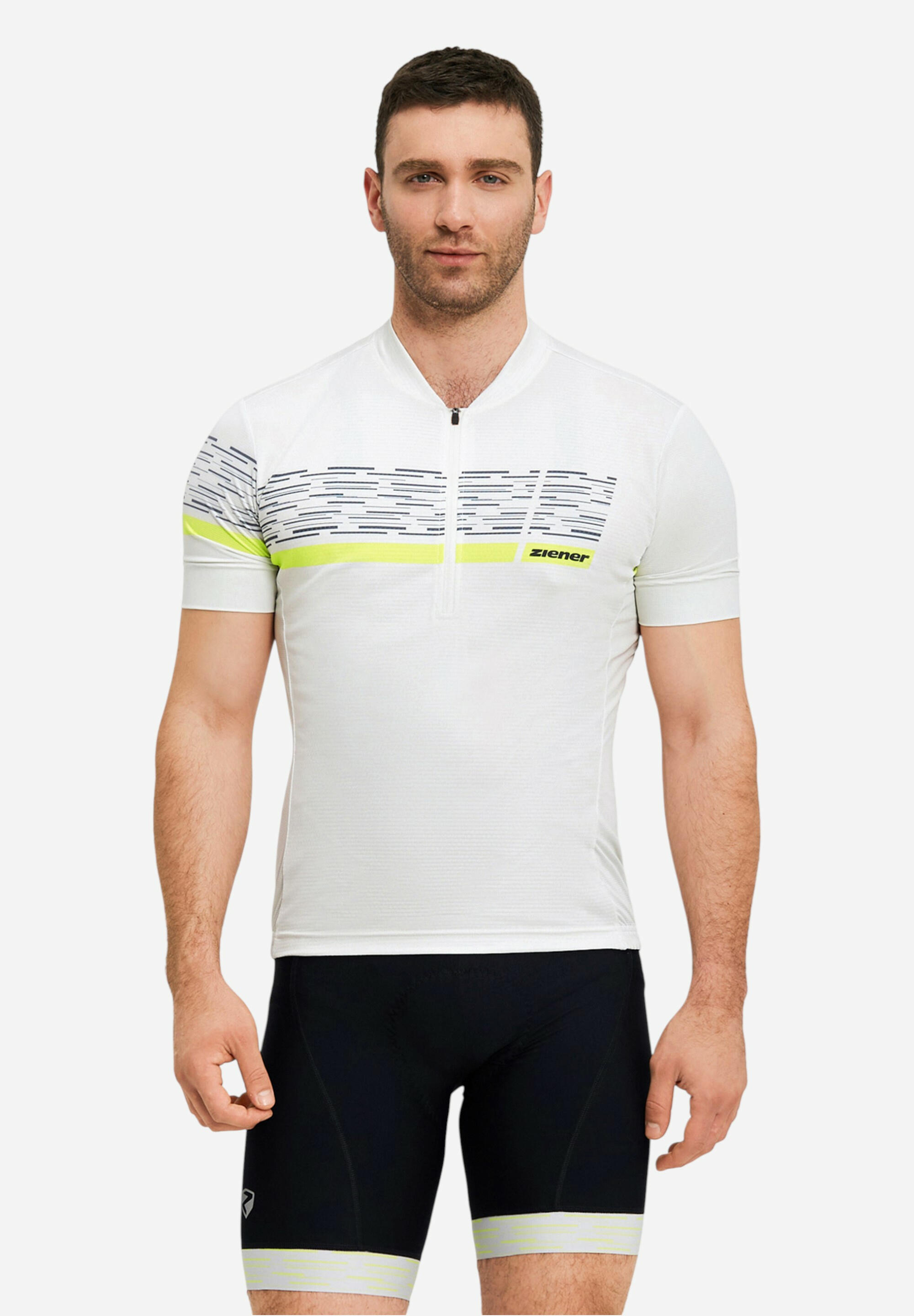 Kurzärmeliges Radtrikot NEMIC-Z creme 3/5