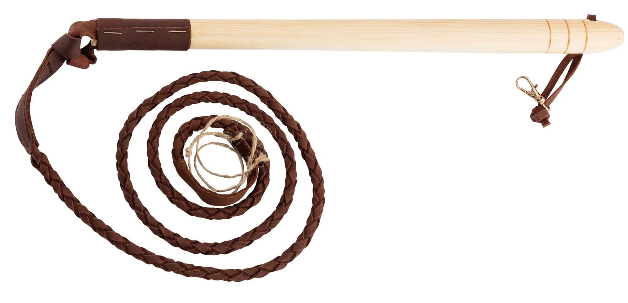 Fouet De Venerie Country Avec Manche En Bois 2/4