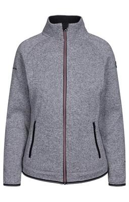 Trespass toddy-fleecejack voor dames at200 gemêleerd grijs