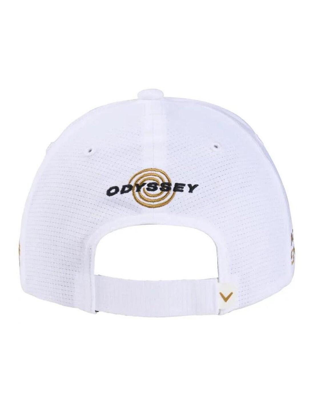 Callaway NEW Tour Performance Pro 26, Gorra de Golf para Hombre, Blanco/Dorado 3/3