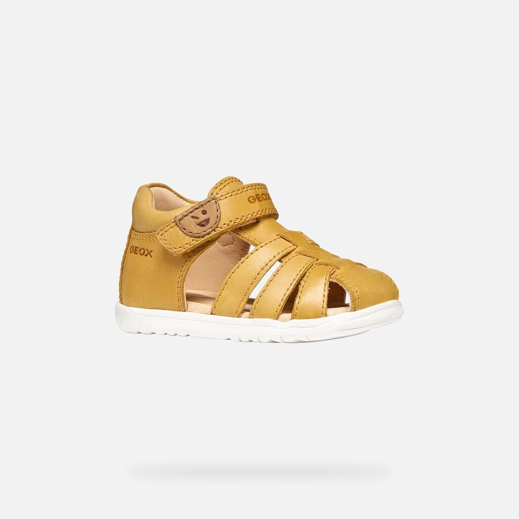 Sandales Bébé Garçon B SANDAL MACCHIA BOY Ocre 4/7