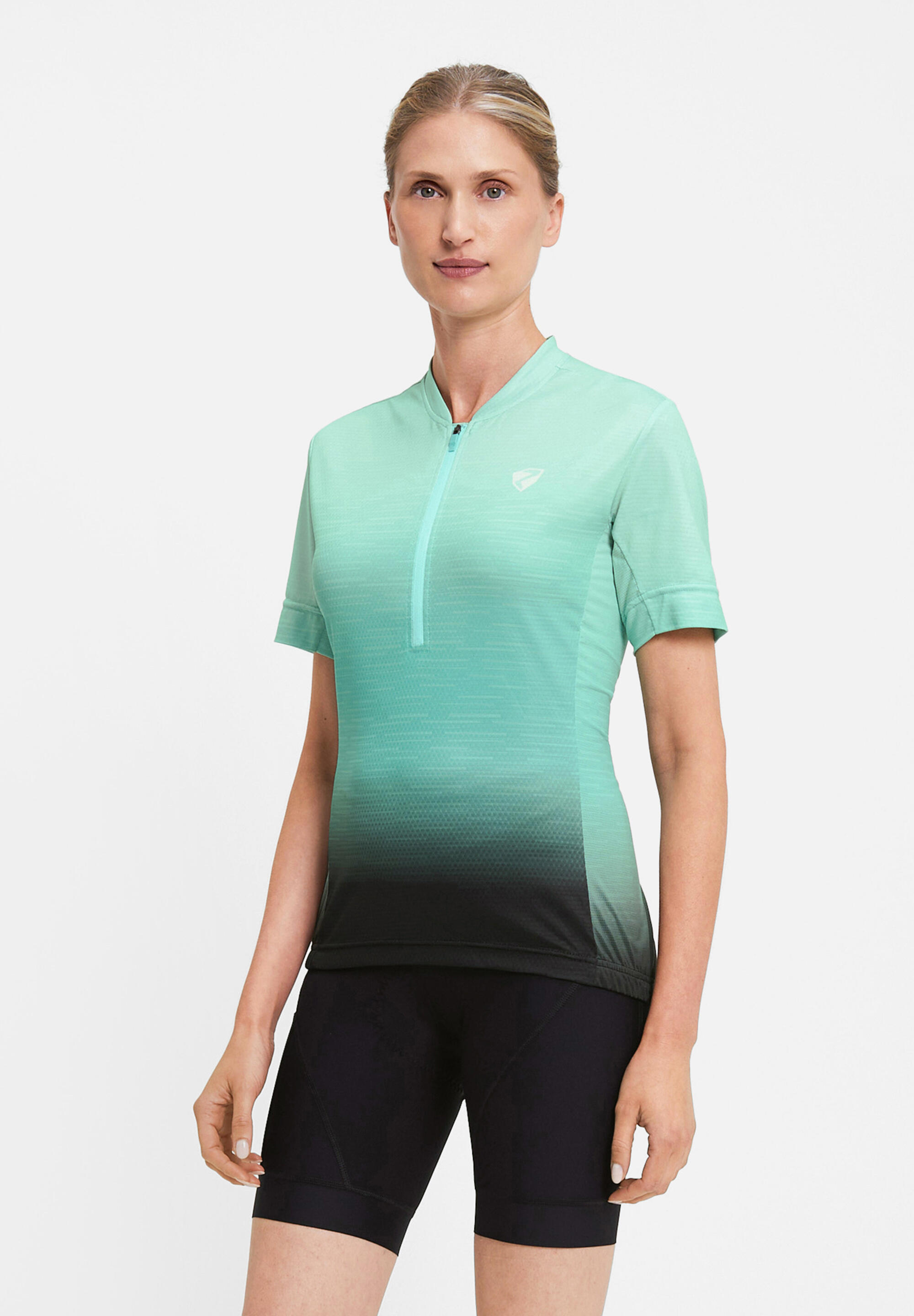 Kurzärmeliges Radtrikot NELENIA-Z türkis 5/5