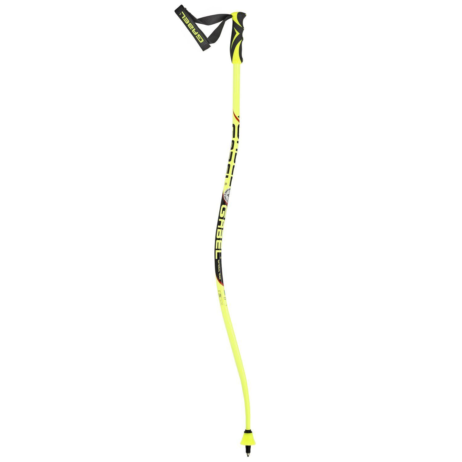 Bastón de esquí DH (1 PAR) Gabel amarillo 2/4