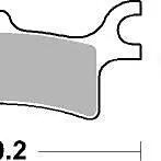 TRW MCB 798 Sintered Metal Bicycle Brake Pads.