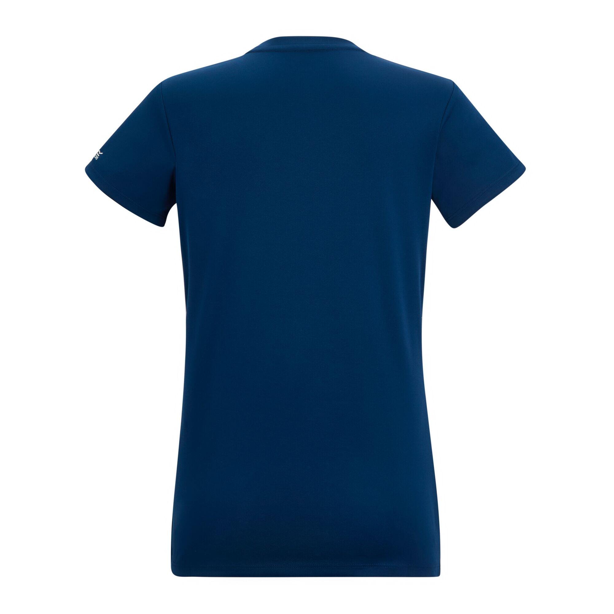 Tshirt Motif/style Montagne Abstraite FINGAL Femme (Bleu) 2/4
