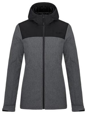 Softshell damesjack loap luka zwart