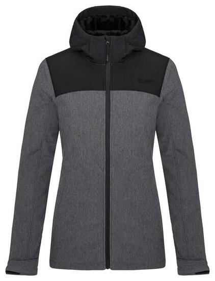 Veste softshell zippée isolée Loap Luka pour femme, noire
