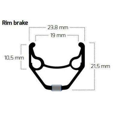 Bobike qibbel ryde velg zac 2000 28 622 cnc alu zwart