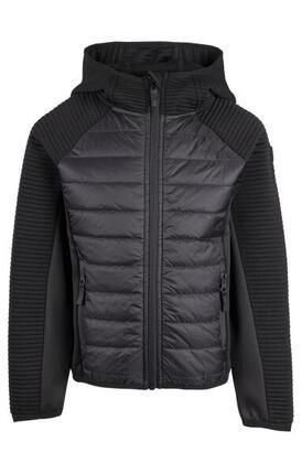 2058 Trespass Roadie - Top hybride matelassé enfant unisexe, noir