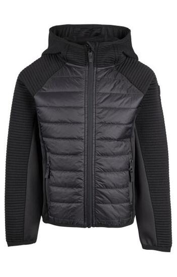 2058 Trespass Roadie - Top hybride matelassé enfant unisexe, noir