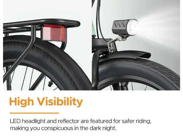 Vélo de ville électrique HillMiles MileCity 1 250W 468Wh 26-pouces 7/8
