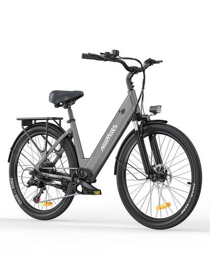 Vélo électrique de ville HillMiles MileCity1 26 pouces Shimano 7 vitesses