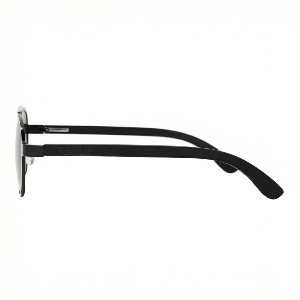 Lunettes de soleil en bois Feler 2517-11 unisexe, taille 56 mm 3/4