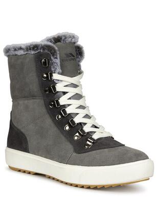 Trespass Korinna Bottines d'hiver femme en daim imperméables gris