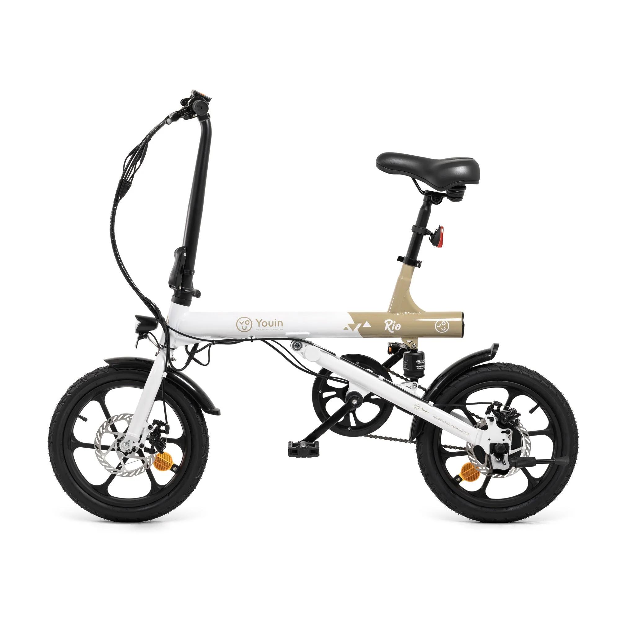 Bicicleta elétrica urbana dobrável Youin Rio 250W 45km 16" Second Life 2/6