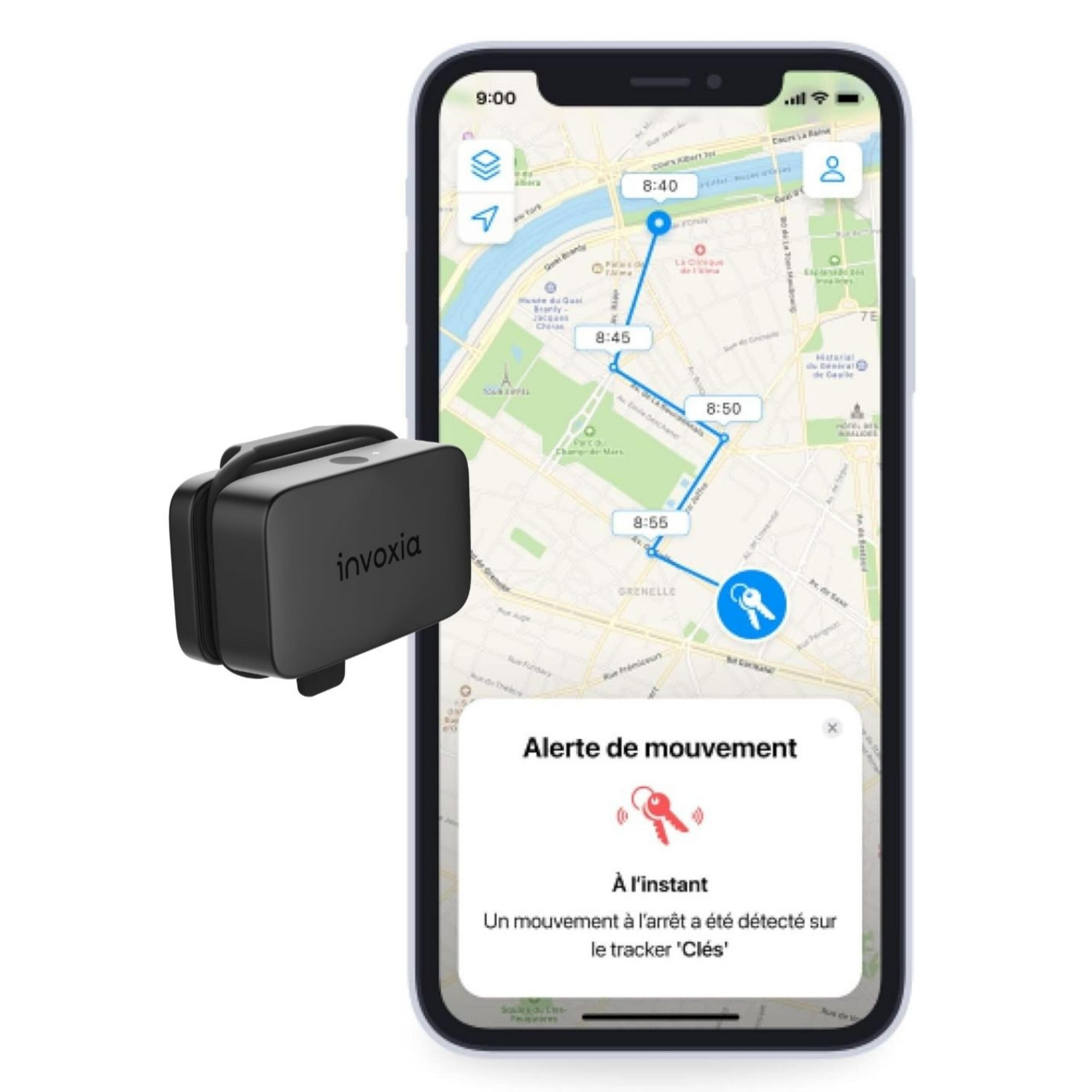 Mini Tracker GPS Étanche Objets Vélo - 1 An Inclus 1/7