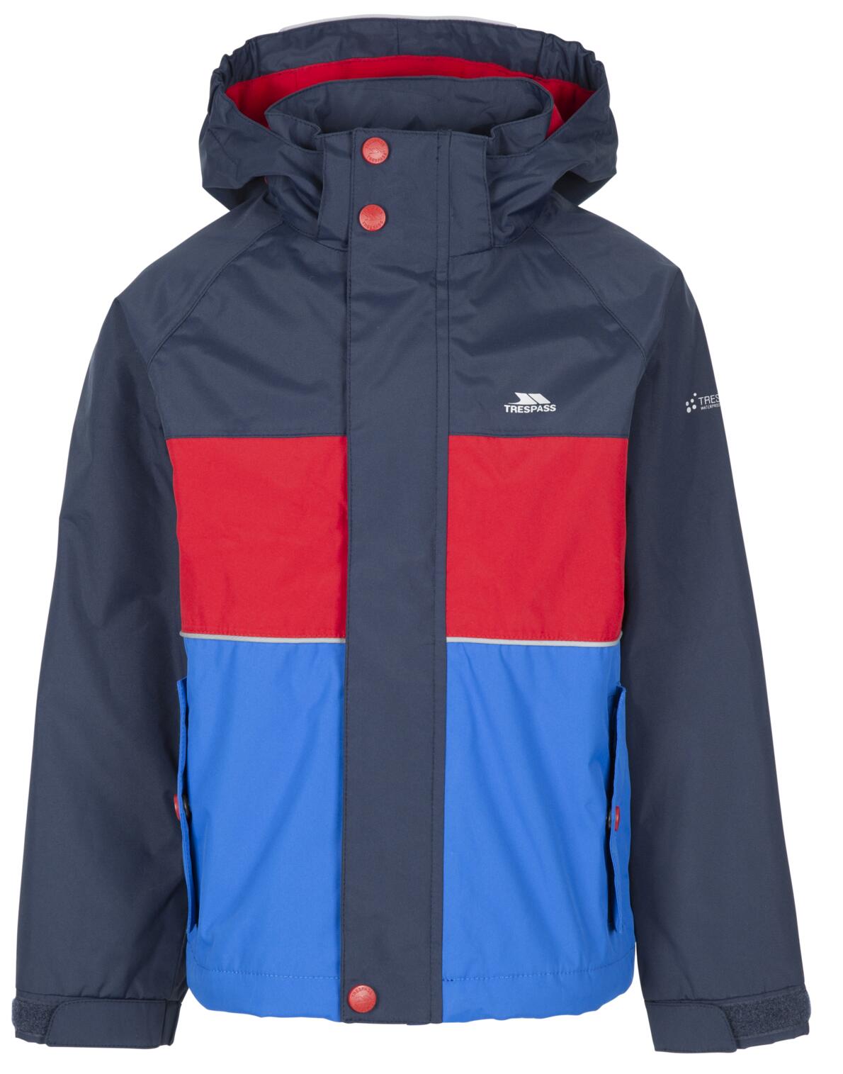2058 Trespass Ocean Giacca Impermeabile Bambini Unisex Navy 1/1