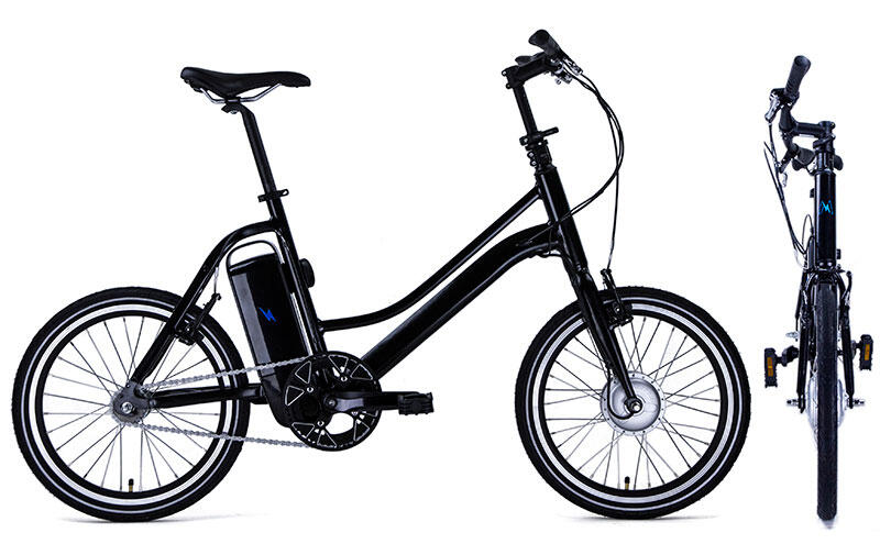 Vélo électrique urbain 20" | Vitesse automatique | Aluminium | Cadre bas 2/3