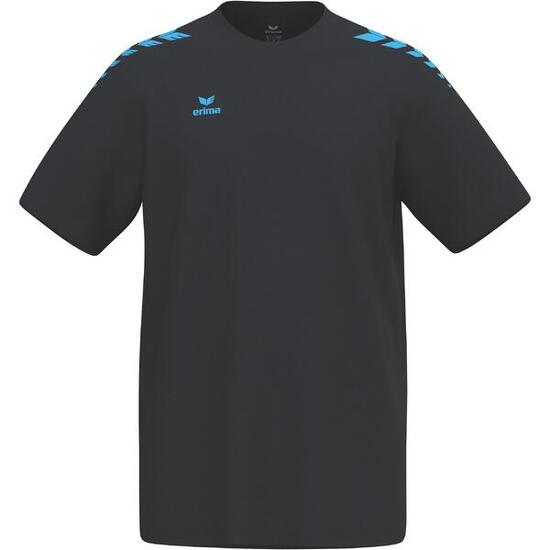 Erima Cmpt Wings T-shirt Zwart/Curacao