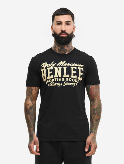 BENLEE Heren-T-shirt normale pasvorm RETRO LOGO